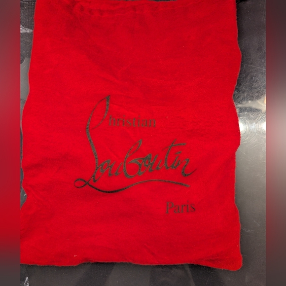 Black snake skin peek toe size 10 Red Bottom - Picture 3 of 17